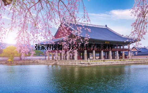 张家界接着, 我又来到了张家界