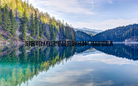 游客可以在这里品尝到各种口味的甜汤